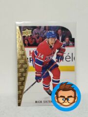 Nick Suzuki 2019-20 Upper Deck Series 2 94-95 Tribute Die Cut Rookie Card GOLD